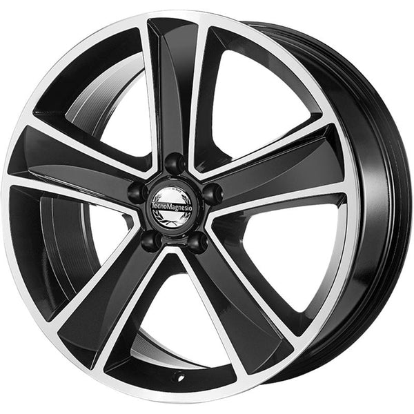 TECNOMAGNESIO CA4P3 BIG5 7X17 5X120 ET 55 65,1 BLACK POLISHED (LENTE 60MM - C60) (OMOL. NADA230A)