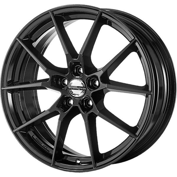 TECNOMAGNESIO CA4P8 EXPLORER 10,5X22 5X112 ET 43 66,6 GLOSSY BLACK  (LENTE 60MM - C60)