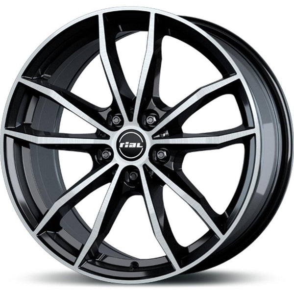 RIAL CA4Y6 X12X 9X20 5X112 ET 33 66,5 DIAMOND BLACK FRONTPOLISHED OE CAP AUDI (OMOL. ECE)