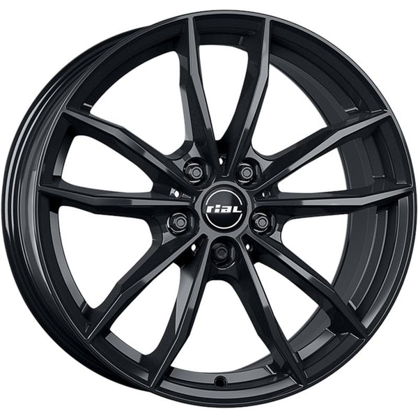 RIAL CA4Y7 X12 7X16 5X112 ET 48 57,1 DIAMOND BLACK OE CAP VW (OMOL. ECE)