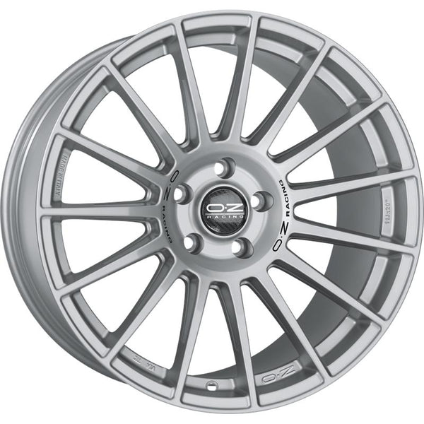OZ RACING CA519 SUPERTURISMO DAKAR 8,5X20 5X112 ET 45 79  MATT RACE SILVER BLACK LETTERING (OMOL. NADG303)