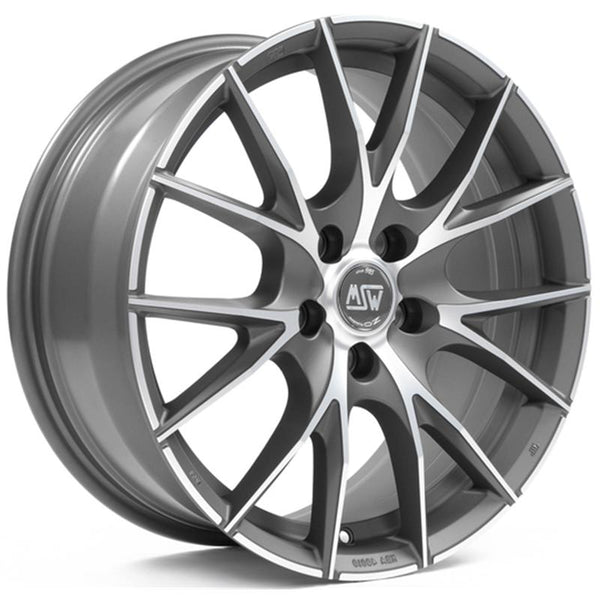 MSW CA565 MSW 25 8X18 5X112 ET 21 66,6  MATT TITANIUM FULL POLISHED (OMOL. NADE038)