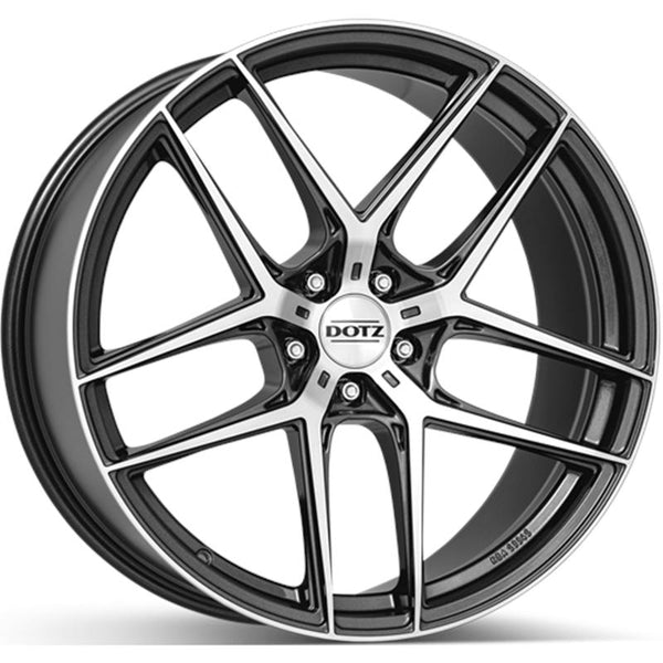 DOTZ CA5A3 LAGUNASECA 9X20 5X112 ET 40 70,1 GUNMETAL/POLISHED (OMOL. NADN063)