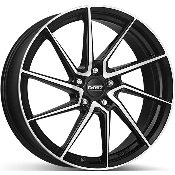 DOTZ CA5A9 SPA 7,5X17 5X114,3 ET 48 71,6 BLACK/POLISHED (OMOL. NADN052)