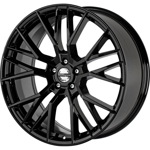 TECNOMAGNESIO CA5G2 OMAR 9,5X19 5X112 ET 45 66,6 GLOSSY BLACK  (LENTE 60MM - C60) (NAD IN ARRIVO)