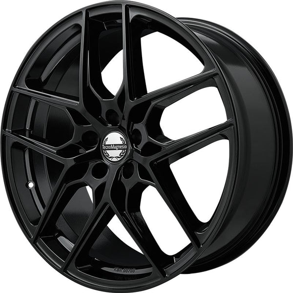 TECNOMAGNESIO CA5K1 VULCANO 8,5X20 5X112 ET 45 66,5 EH2+ GLOSSY BLACK (OMOL. NADT045) (LENTE 60MM)
