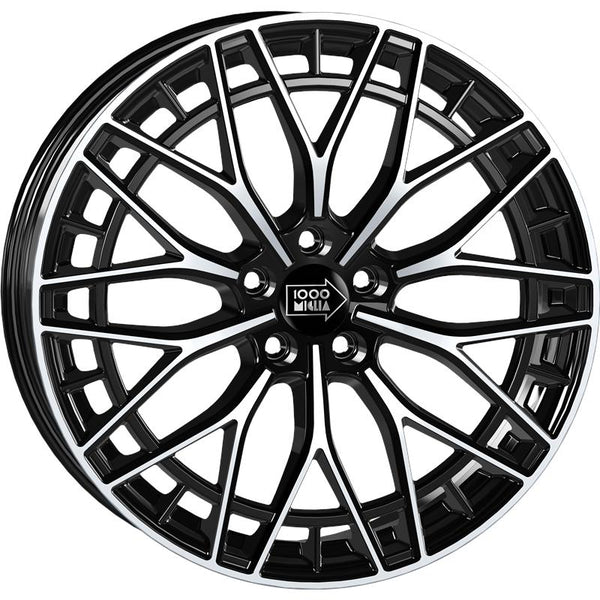 MILLE MIGLIA CA5K8 AP10 8X18 5X112 ET 30 66,5 BLACK MIRROR