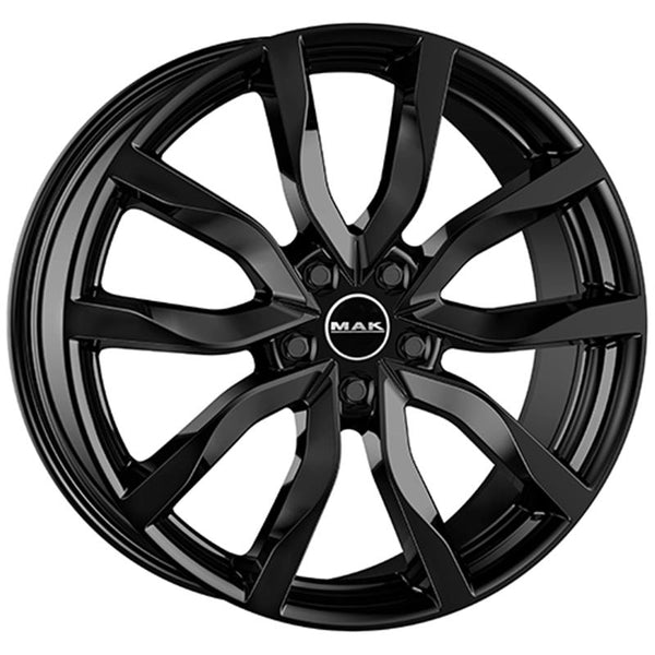 MAK CA5N9 HIGHLANDS 8,5X20 5X120 ET 43 72,6 EH2+ GLOSS BLACK (OMOL. NADF087 EST004)