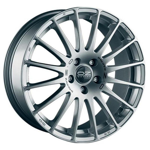 OZ RACING CA618 SUPERTURISMO GT 7X18 4X100 ET 42 68  GRIGIO CORSA BLACK LETTERING (OMOL. NADF179)