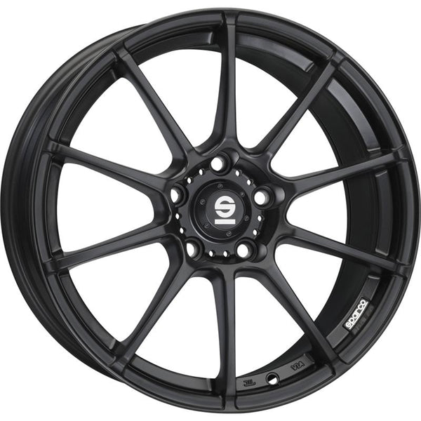 SPARCO CA622 ASSETTO GARA 7,5X17 5X112 ET 48 73  MATT BLACK (OMOL. NADE057)
