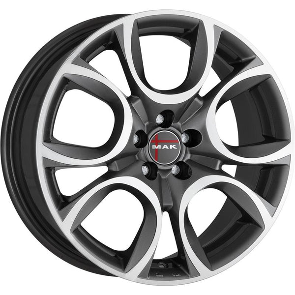 MAK CA635 TORINO 6X15 4X98 ET 35 58,1 GUN MET-MIRROR FACE (OMOL. NADF235 AGG002)