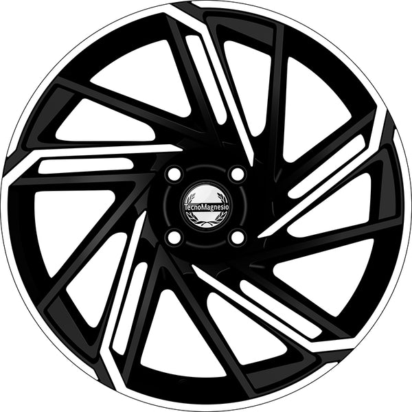 TECNOMAGNESIO CA6D2 EPOWER 7X18 4X98 ET 35 58,1 ICE BLACK (OMOL. NAD065_EST1) (LENTE 60 MM)