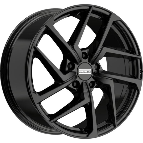 FONDMETAL CA6Y3 TAARA 8,5X19 5X130 ET 40 66,5 GLOSSY BLACK CUP OE 62 MM AUDI