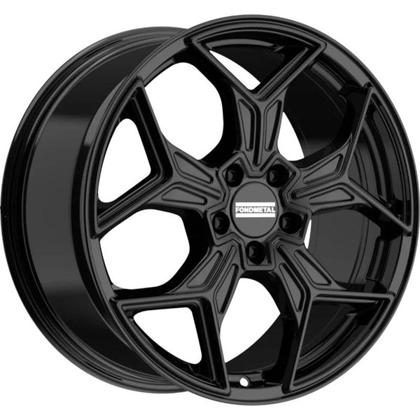 FONDMETAL CA6Y5 TARANIS 8X18 5X112 ET 45 66,5 GLOSSY BLACK CUP OE 76MM MB