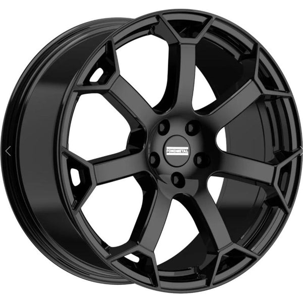 FONDMETAL CA6Y7 ZEPHYRUS 8,5X19 5X112 ET 45 66,5 GLOSSY BLACK CUP OE 62 MM AUDI