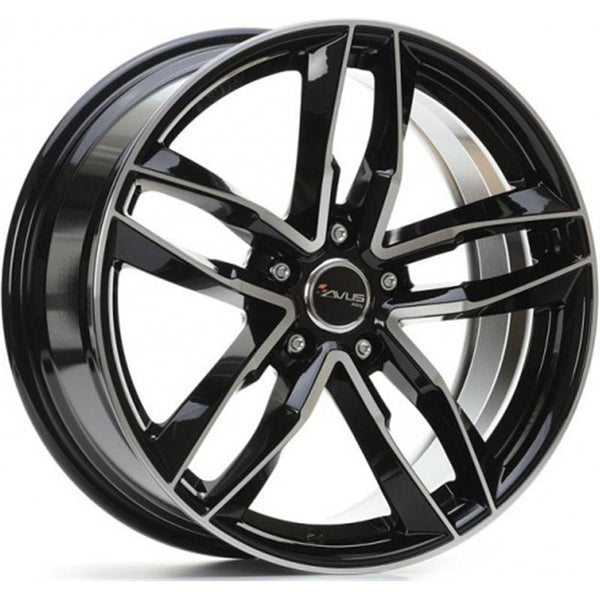 AVUS CA754 AF16 7,5X17 5X112 ET 51 57,1 BLACK POLISHED (OMOL. NADL113)