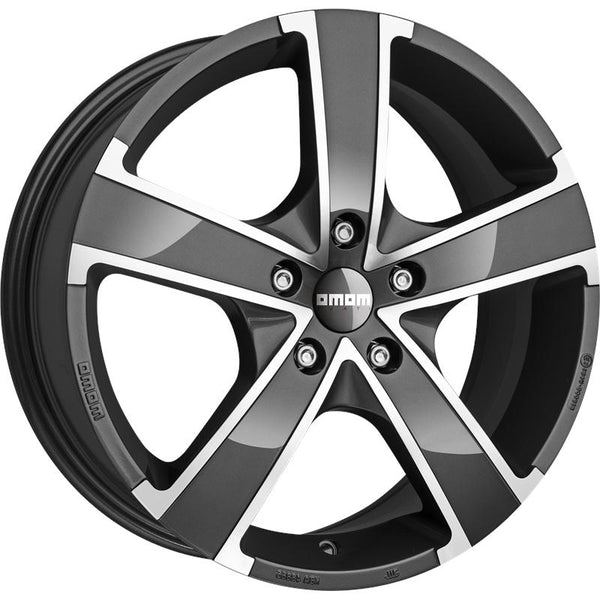 Roues Momo CA773 Win Pro Evo 6,5 x 16, 5 x 115, ET 38, 70,2 mm, anthracite poli, diamant (homologué NADF281)