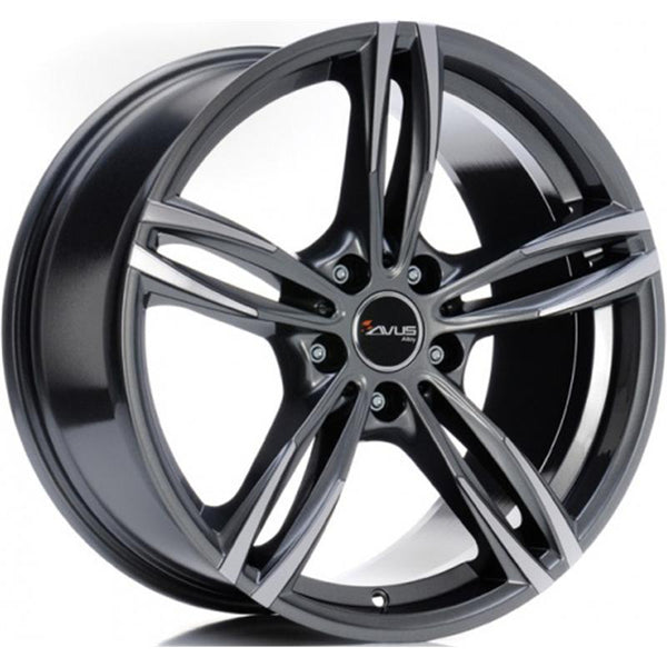 AVUS CA774 AF15 7,5X17 5X112 ET 30 66,6 ANTHRACITE POLISHED (OMOL. NADH021)