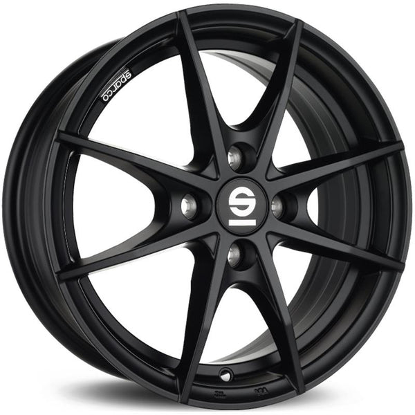 SPARCO CA775 TROFEO 4 6X14 4X100 ET 35 63,4  MATT BLACK (OMOL. NADG050)