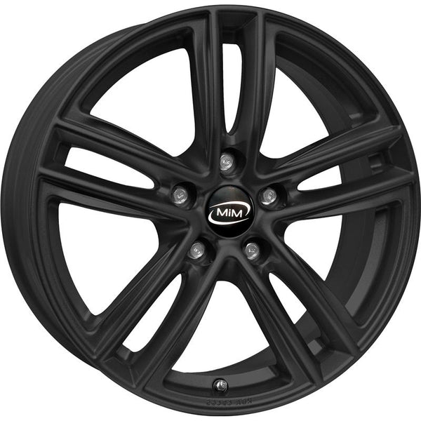 MIM CA781 REAL ECE 7X17 5X112 ET 54 66,6 MATT BLACK (OMOL. ECE 124)