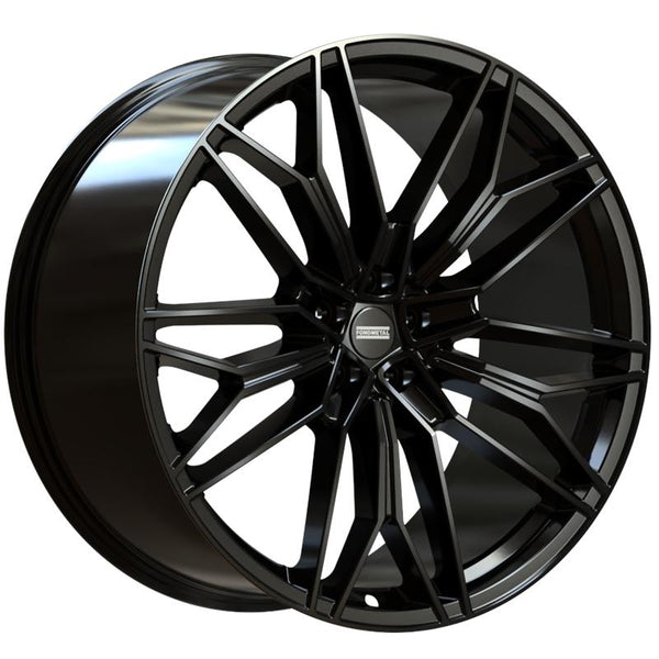 FONDMETAL CA7A7 STC-23 11,5X23 5X130 ET 22 71,6 GLOSSY BLACK (OMOL. ECE - NAD) CUP OE 61MM LAMBORGHINI