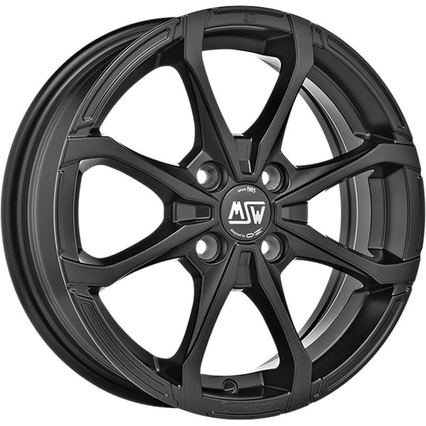 MSW CA875 MSW X4 5,5X14 4X108 ET 35 63,4  MATT BLACK (OMOL. NADH098)