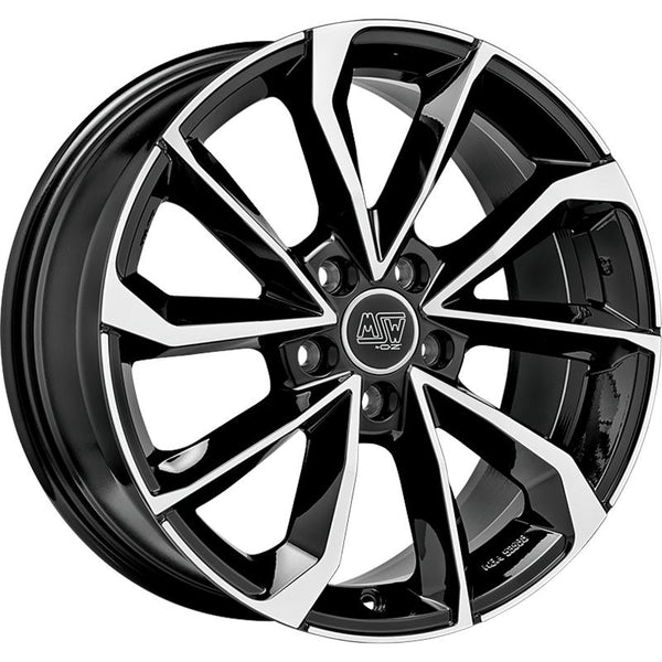 MSW CA8G8 MSW 42 7,5X17 5X110 ET 35 65,1  GLOSS BLACK FULL POLISHED (OMOL. NADN032)