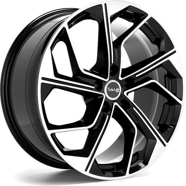 AVUS CA8H5 AC-522 8,5X19 5X112 ET 40 66,6 BLACK POLISHED (OMOL. NADR091)