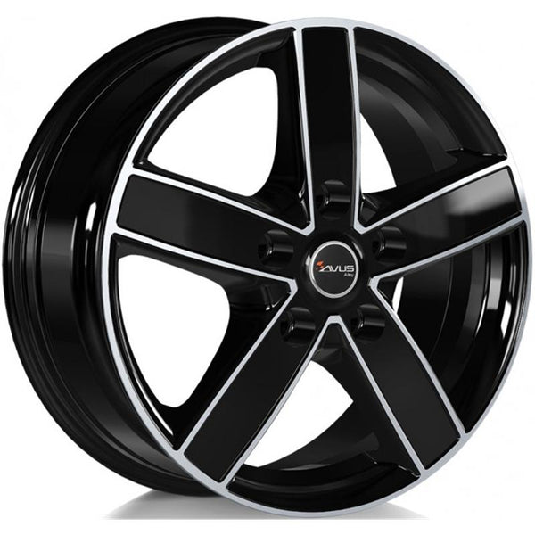 AVUS CA8H7 AC-V51 7X17 5X160 ET 55 65,1 BLACK POLISHED (OMOL. NADS011)