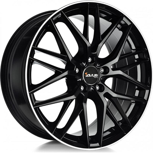 AVUS CA8U7 AF19 - RW 0.1 8X18 5X112 ET 35 66,6 BLACK POLISHED LIP (OMOL. NADM009)