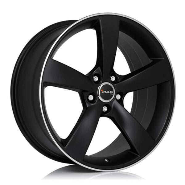 AVUS CA951 AF10 10X21 5X112 ET 50 66,5 MATT BLACK POLISHED (OMOL. NADG044)