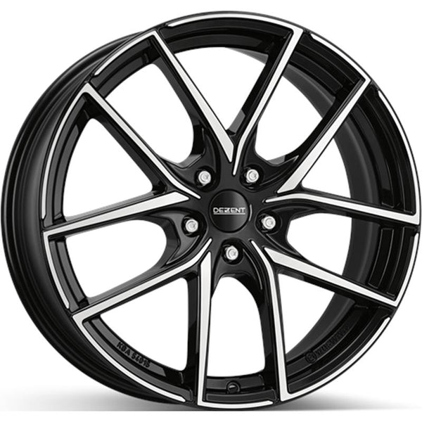 DEZENT CA9C6 TO 7X17 5X112 ET 47 66,6 BLACK/POLISHED (OMOL. ECE - NADR010)