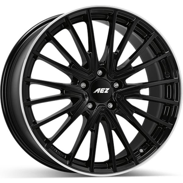 AEZ CA9C8 BERLIN 9X19 5X112 ET 53 66,6 BLACK/POLISHED LIP (OMOL. ECE - NADP200)