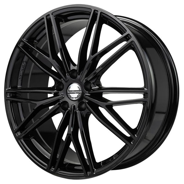 TECNOMAGNESIO CA9H7 MOTORSPORT 8X20 5X112 66,5 ET 46 GLOSSY BLACK (OMOL. ECE) (LENTE 60 MM)
