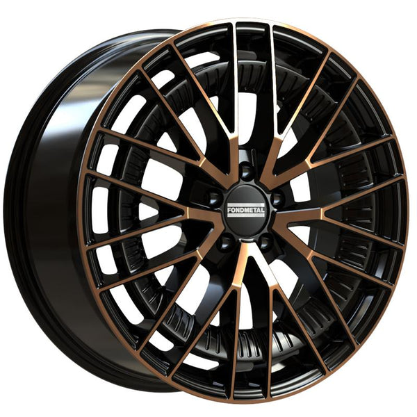 FONDMETAL CA9M5 KARI 9X21 5X112 ET 48 66,5 GLOSSY BLACK BRONZE MACHINED CUP OE 76MM MB