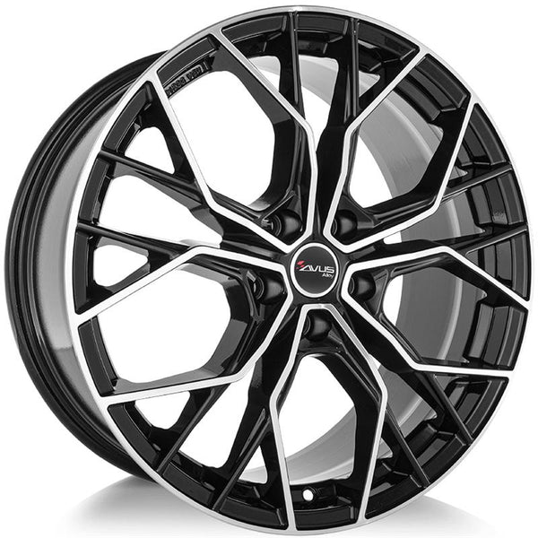 AVUS CA9T9 AC-M10 8,5X20 5X120 ET 35 72,6 BLACK POLISHED (OMOL. )