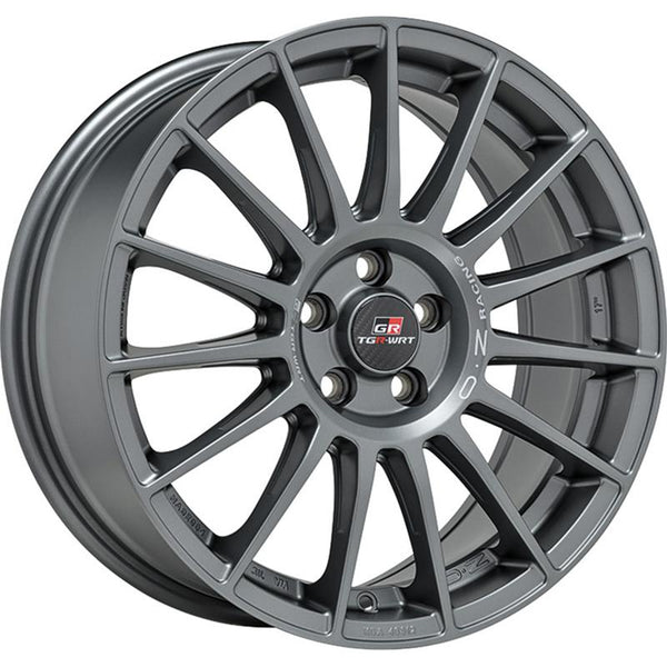 OZ RACING CA9W9 SUPERTURISMO TGR-WRT 8X18 ET 38 5X114,3 75 MATT GRAPHITE + SILVER LETTERING