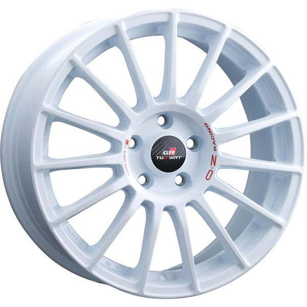 OZ RACING CA9X1 SUPERTURISMO TGR-WRT 8X18 ET 45 5X114,3 75 RACE WHITE + RED LETTERING (OMOL. NADF080 )