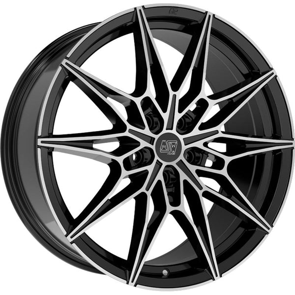 MSW CA9Z8 MSW 75 9X20 5X120 ET 30 73  GLOSS BLACK FULL POLISHED