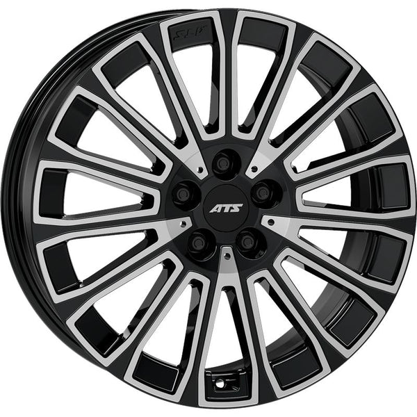 ATS CAH02 OBSESSION 7,5X18 5X112 ET 50 70,1 DIAMANTSCHWARZ FRONTPOLIERTE OE-KAPPE VW (ECE-GENEHMIGT)