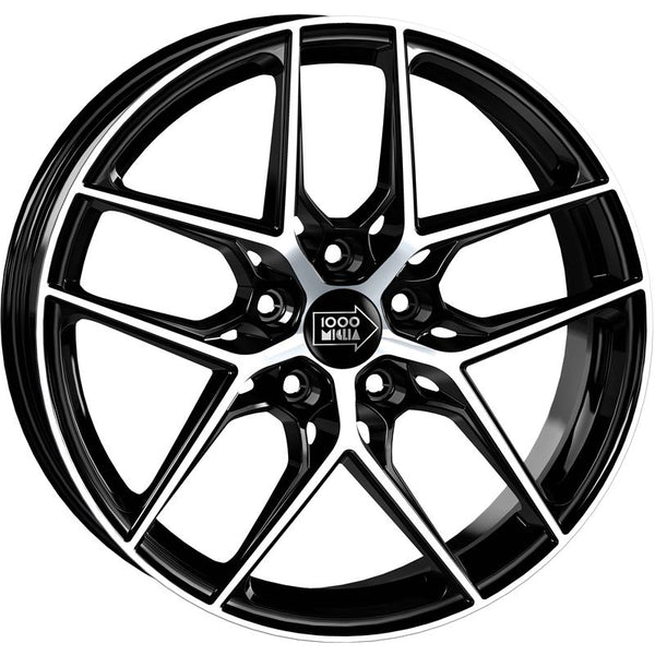 MILLE MIGLIA CAM03 MM1004 VLC 8,5X20 5X112 ET 30 66,5 GLOSS BLACK POLISHED