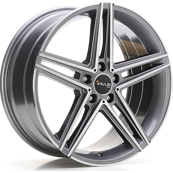 AVUS CAZ03 AC-515 7,5X17 5X112 ET 52,5 66,6 ANTHRACITE POLISHED (OMOL. NADH090)