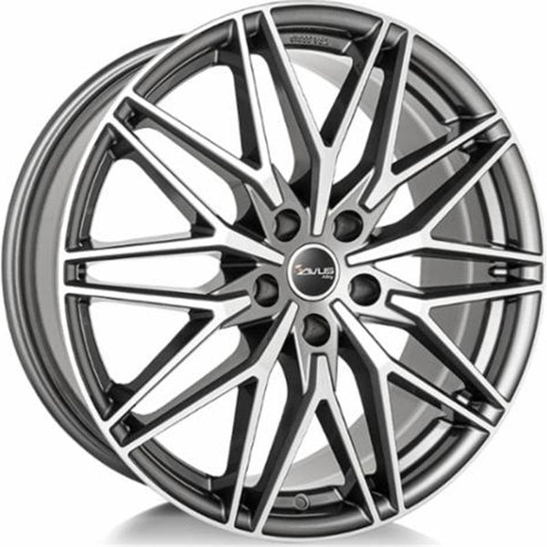 AVUS CAZ06 AC-MB6 8X19 5X120 ET 45 72,6 ANTHRACITE POLISHED (OMOL. )