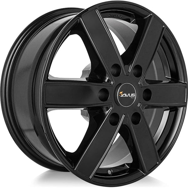 AVUS CAZ12 AC-V61 6,5X16 6X125 ET 68 74,1 BLACK (OMOL. )