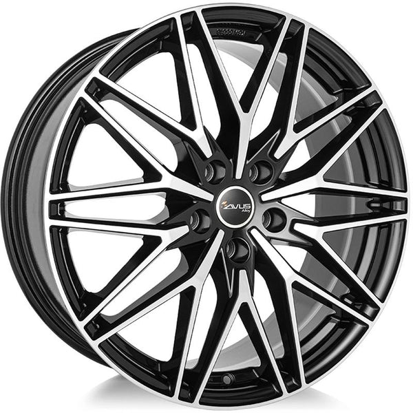 AVUS CAZ19 AC-MB6 8,5X20 5X120 ET 35 72,6 BLACK POLISHED (OMOL. )