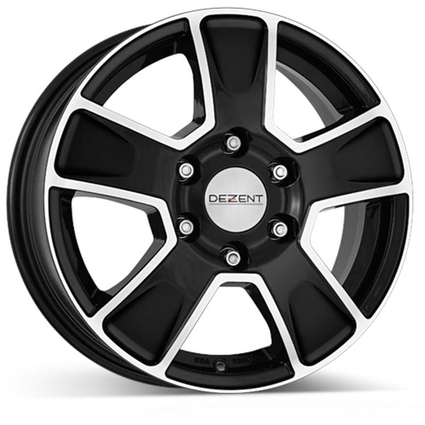 DEZENT CA284 VAN 6,5X16 5X112 ET 52 66,6 BLACK/POLISHED