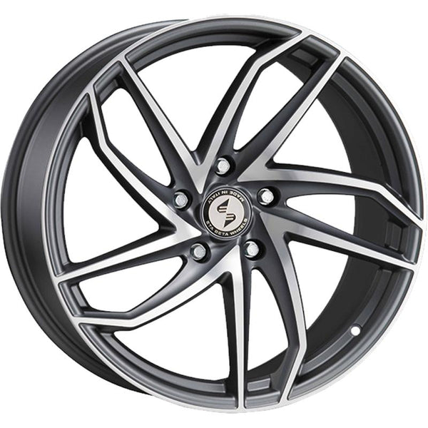 ETA BETA CA2H2 HERON 8,5X19 5X120 ET 42 65,1 MATT ANTHRACITE FULL POLISH (OMOL. NADG308)
