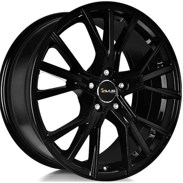 AVUS CA889 AF18 8,5X20 5X112 ET 45 66,6 BLACK (OMOL. NADL185)