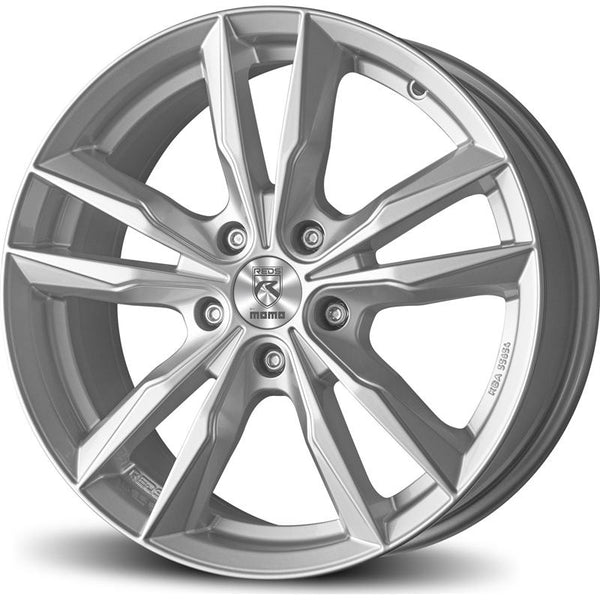 MOMO WHEELS CA4L7 REDS FAST 8X18 5X112 ET 45 72,3 ARGENTO LUCIDO (OMOL. NADS140)