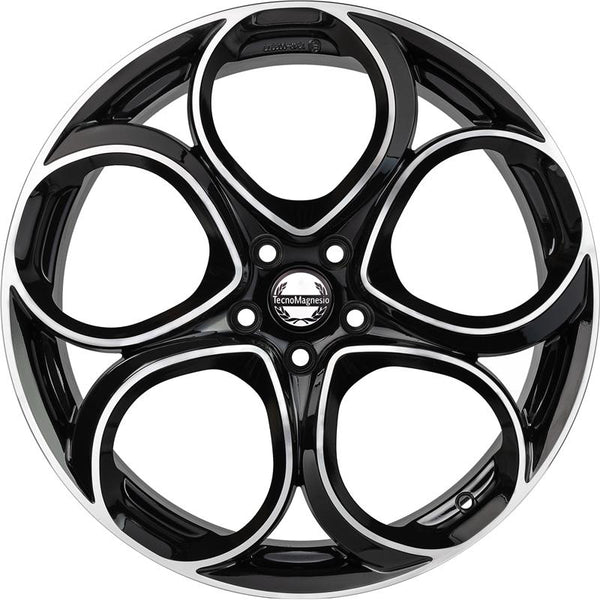 TECNOMAGNESIO CA9H5 JUNIOR 8X19 5X110 65,1 ET 34 BLACK MIRROR (OMOL. ECE) (LENTE 60 MM)